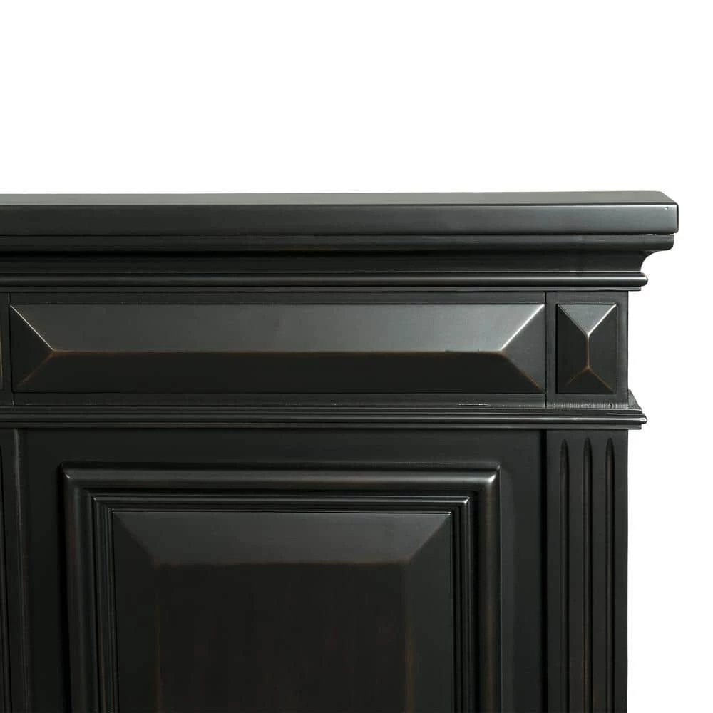 Trent Antique Black King Panel Bed by Picket House Furnishings 6 Trent Antique Black King Panel Bed by Picket House Furnishings - Image 6