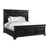 Trent Antique Black King Panel Bed by Picket House Furnishings