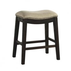 Rooney 24 in. Backless Wood Counter Height Stool in Tan (Set of 2) by Picket House Furnishings