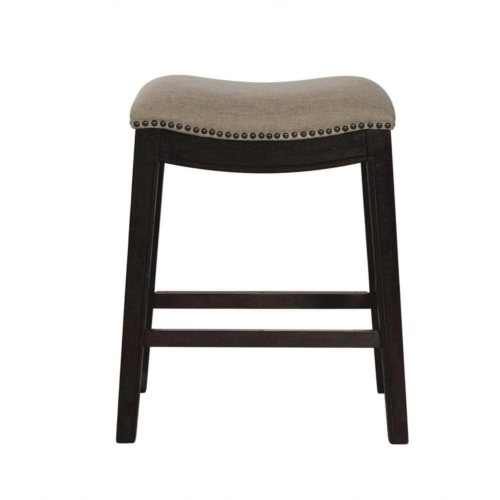 Rooney 24 in. Backless Wood Counter Height Stool in Tan (Set of 2) by Picket House Furnishings 3 Rooney 24 in. Backless Wood Counter Height Stool in Tan (Set of 2) by Picket House Furnishings - Image 3