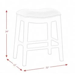 Rooney 24 in. Backless Wood Counter Height Stool in Tan (Set of 2) by Picket House Furnishings 14 Rooney 24 in. Backless Wood Counter Height Stool in Tan (Set of 2) by Picket House Furnishings -Picket House Furnishings Sales Store beige picket house furnishings bar stools lpk150cst fa 1000