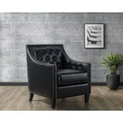 Black Tessa Chair by Picket House Furnishings -Picket House Furnishings Sales Store black picket house furnishings accent chairs utf123100e 31 1000