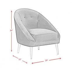 Taya Arm Chair with Gold Legs In Black by Picket House Furnishings -Picket House Furnishings Sales Store black picket house furnishings accent chairs uti123100gce 1f 1000