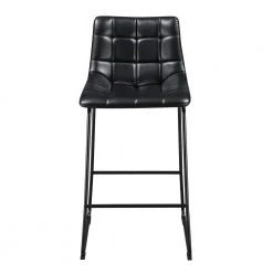 Richmond 30 in. Black High Back Metal Bar Stool (Set of 2) by Picket House Furnishings -Picket House Furnishings Sales Store black picket house furnishings bar stools bsh600bse 4f 1000