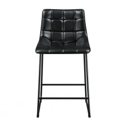 Richmond 25 in. Black High Back Metal Counter Stool (Set of 2) by Picket House Furnishings -Picket House Furnishings Sales Store black picket house furnishings bar stools bsh600cse 4f 1000