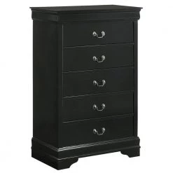Picket House Furnishings Sales Store 18 Ellington 5-Drawer Chest in Black by Picket House Furnishings