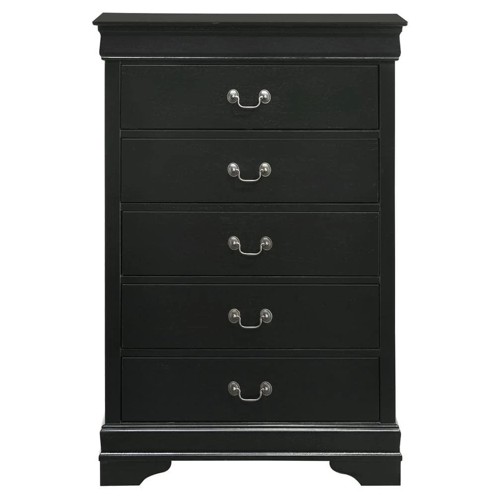 Ellington 5-Drawer Chest in Black by Picket House Furnishings 2 Ellington 5-Drawer Chest in Black by Picket House Furnishings - Image 2