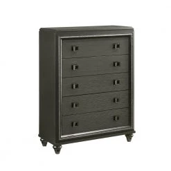 Faris 5-Drawer Chest in Black by Picket House Furnishings