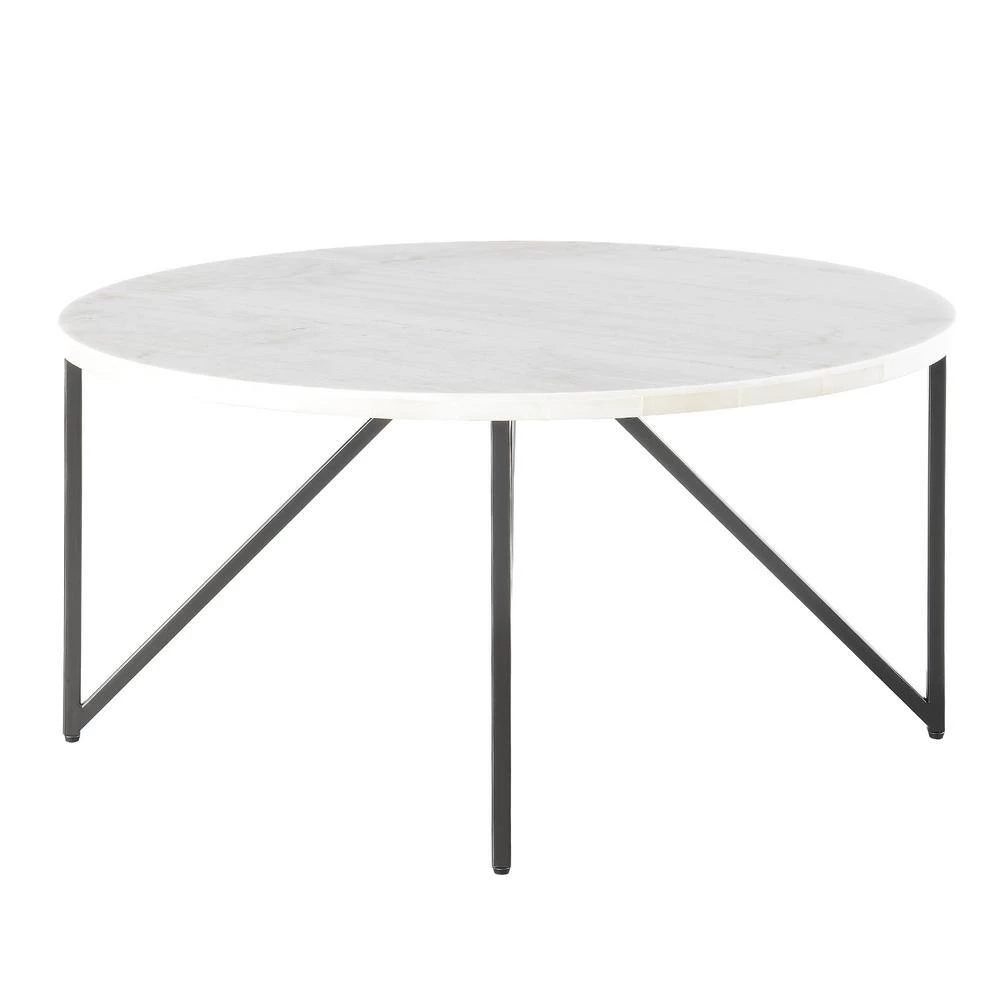 Kinsler 2-Piece Occasional Table Set in Black Marble by Picket House Furnishings 2 Kinsler 2-Piece Occasional Table Set in Black Marble by Picket House Furnishings - Image 2