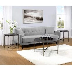 Simone 3-Piece 34 in. Black Medium Round Wood Coffee Table Set by Picket House Furnishings 21 Simone 3-Piece 34 in. Black Medium Round Wood Coffee Table Set by Picket House Furnishings -Picket House Furnishings Sales Store black picket house furnishings coffee tables ccy100ote 31 1000