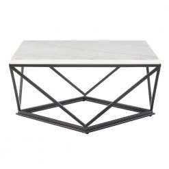 Conner 2-Piece Black Square Marble Coffee Table Set by Picket House Furnishings -Picket House Furnishings Sales Store black picket house furnishings coffee tables crk1002pc 4f 1000