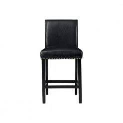 Pia Faux Leather Counter Height Side Chair Set in Black by Picket House Furnishings 9 Pia Faux Leather Counter Height Side Chair Set in Black by Picket House Furnishings -Picket House Furnishings Sales Store black picket house furnishings dining chairs dmi100csc 4f 1000