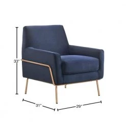 Kent Blue Modern Accent Arm Chair by Picket House Furnishings -Picket House Furnishings Sales Store blue picket house furnishings accent chairs ulp3200100e 40 1000