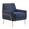 Kent Blue Modern Accent Arm Chair by Picket House Furnishings