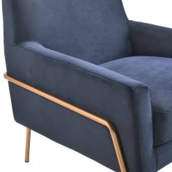 Kent Blue Modern Accent Arm Chair by Picket House Furnishings -Picket House Furnishings Sales Store blue picket house furnishings accent chairs ulp3200100e 77 1000