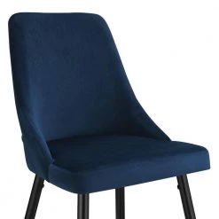 Ziva 27 in. Navy High Back Metal Bar Stool (Set of 2) by Picket House Furnishings -Picket House Furnishings Sales Store blue picket house furnishings bar stools r 2070 286 bse fa 1000