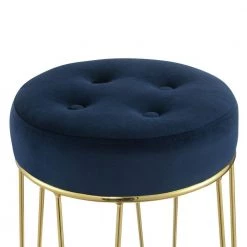Vera 29 in. Navy Backless Metal Bar Stool (Set of 2) by Picket House Furnishings -Picket House Furnishings Sales Store blue picket house furnishings bar stools r 2190 286 bse 4f 1000
