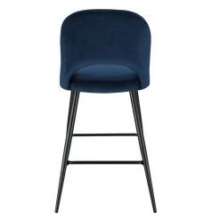 Loran 28.5 in. Navy High Back Metal Bar Stool (Set of 2) by Picket House Furnishings -Picket House Furnishings Sales Store blue picket house furnishings bar stools r 3110 286 bse 44 1000