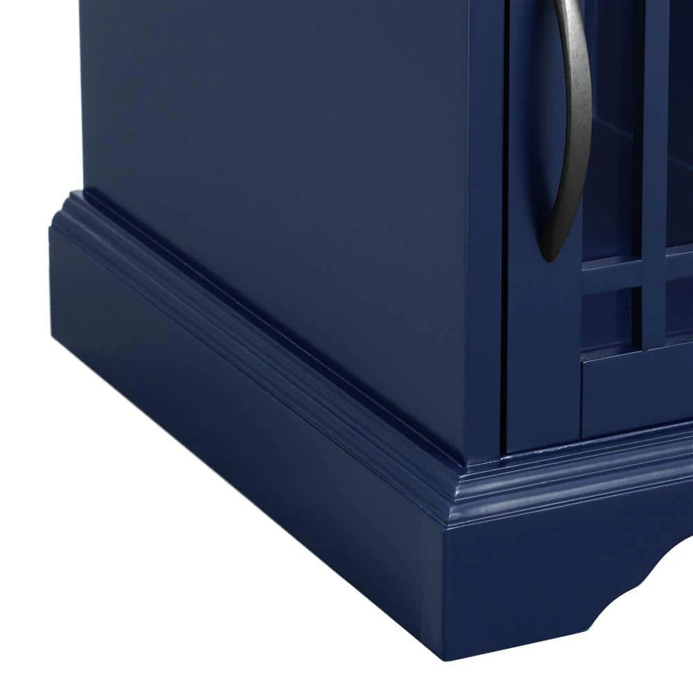Kian Side Table in Blue by Picket House Furnishings 6 Kian Side Table in Blue by Picket House Furnishings - Image 6