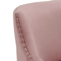 Demi Accent Arm Chair In Blush by Picket House Furnishings -Picket House Furnishings Sales Store blush picket house furnishings accent chairs udh1903100e 1f 1000