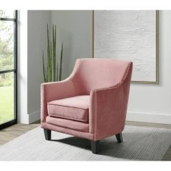 Demi Accent Arm Chair In Blush by Picket House Furnishings -Picket House Furnishings Sales Store blush picket house furnishings accent chairs udh1903100e 31 1000