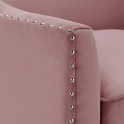 Demi Accent Arm Chair In Blush by Picket House Furnishings -Picket House Furnishings Sales Store blush picket house furnishings accent chairs udh1903100e 44 1000