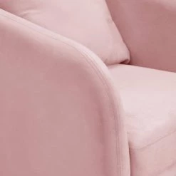 Zoe Accent Arm Chair with Wooden Legs in Blush by Picket House Furnishings -Picket House Furnishings Sales Store blush picket house furnishings accent chairs ujs1903101wle 44 1000