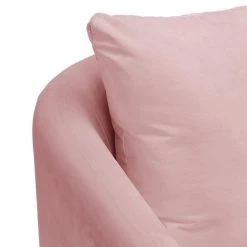 Zoe Accent Arm Chair with Wooden Legs in Blush by Picket House Furnishings -Picket House Furnishings Sales Store blush picket house furnishings accent chairs ujs1903101wle a0 1000