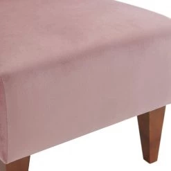 Elizabeth Blush Armless Slipper Chair by Picket House Furnishings -Picket House Furnishings Sales Store blush picket house furnishings accent chairs usc1903100e 44 1000