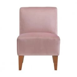 Elizabeth Blush Armless Slipper Chair by Picket House Furnishings -Picket House Furnishings Sales Store blush picket house furnishings accent chairs usc1903100e c3 1000