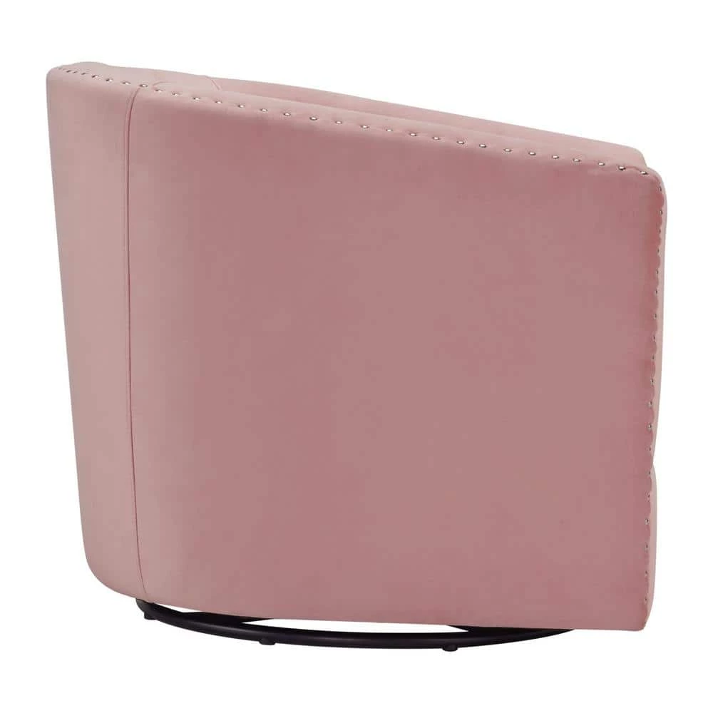 Zola Swivel Arm Chair in Blush by Picket House Furnishings 5 Zola Swivel Arm Chair in Blush by Picket House Furnishings - Image 5