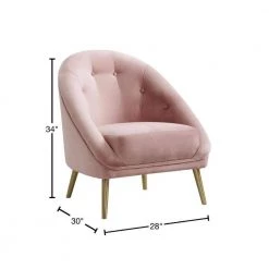 Blush Taryn Chair with Gold Legs by Picket House Furnishings 11 Blush Taryn Chair with Gold Legs by Picket House Furnishings -Picket House Furnishings Sales Store blush picket house furnishings accent chairs uti1903100gce 40 1000