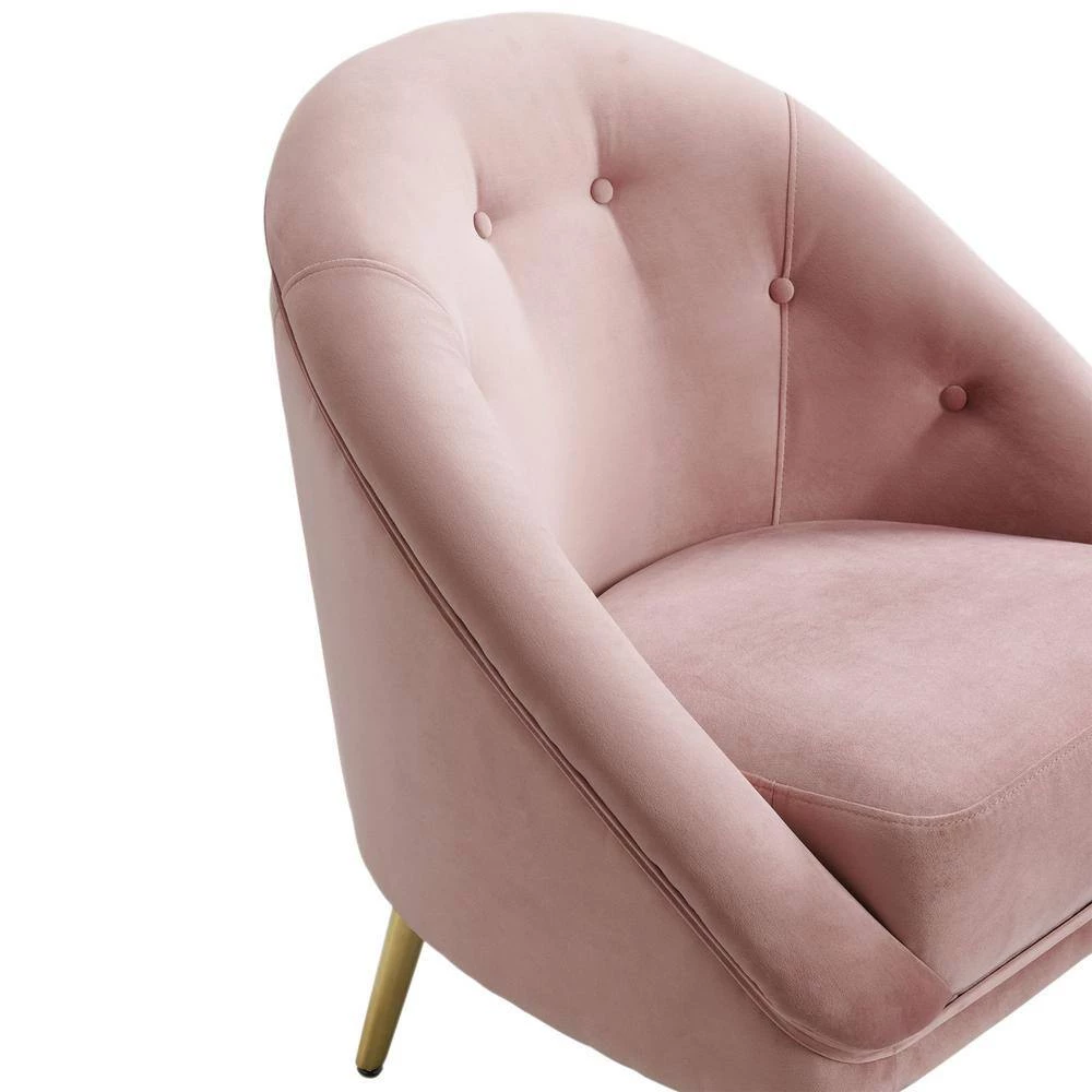 Blush Taryn Chair with Gold Legs by Picket House Furnishings 7 Blush Taryn Chair with Gold Legs by Picket House Furnishings - Image 7