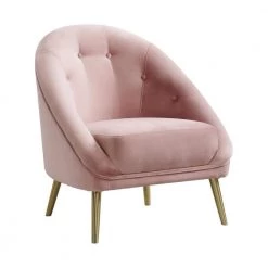 Blush Taryn Chair with Gold Legs by Picket House Furnishings