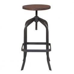 Court Brown Adjustable Bar Stool by Picket House Furnishings -Picket House Furnishings Sales Store brown black picket house furnishings bar stools bwy100bse a0 1000