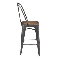 Logan Gray/Brown Bar Stool Set by Picket House Furnishings -Picket House Furnishings Sales Store brown gray picket house furnishings bar stools bmo100che 1d 1000