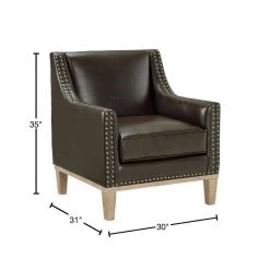 Brown Aster Chair by Picket House Furnishings -Picket House Furnishings Sales Store brown picket house furnishings accent chairs uag121100dwbe 40 1000