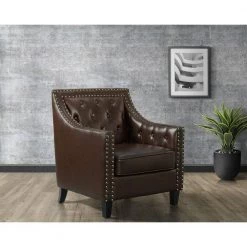Brown Tessa Chair by Picket House Furnishings 11 Brown Tessa Chair by Picket House Furnishings -Picket House Furnishings Sales Store brown picket house furnishings accent chairs utf121100e 31 1000
