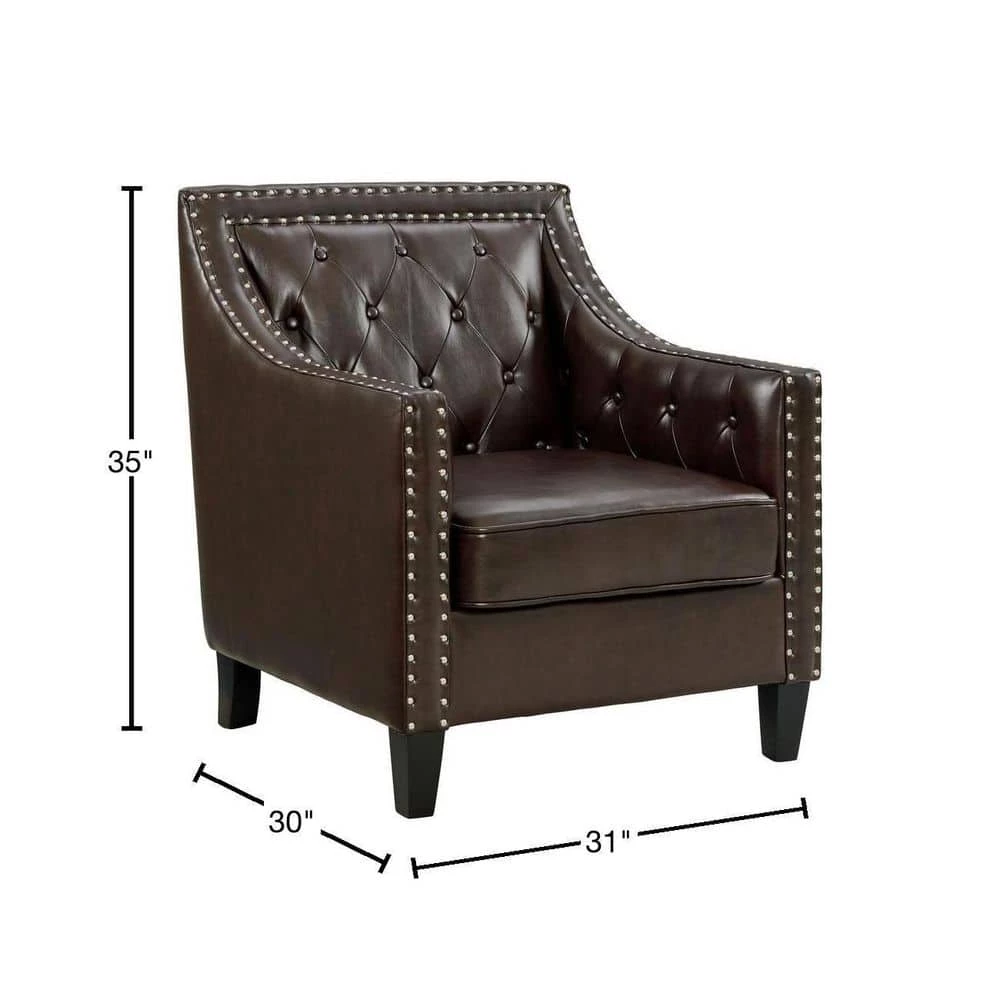 Brown Tessa Chair by Picket House Furnishings 3 Brown Tessa Chair by Picket House Furnishings - Image 3