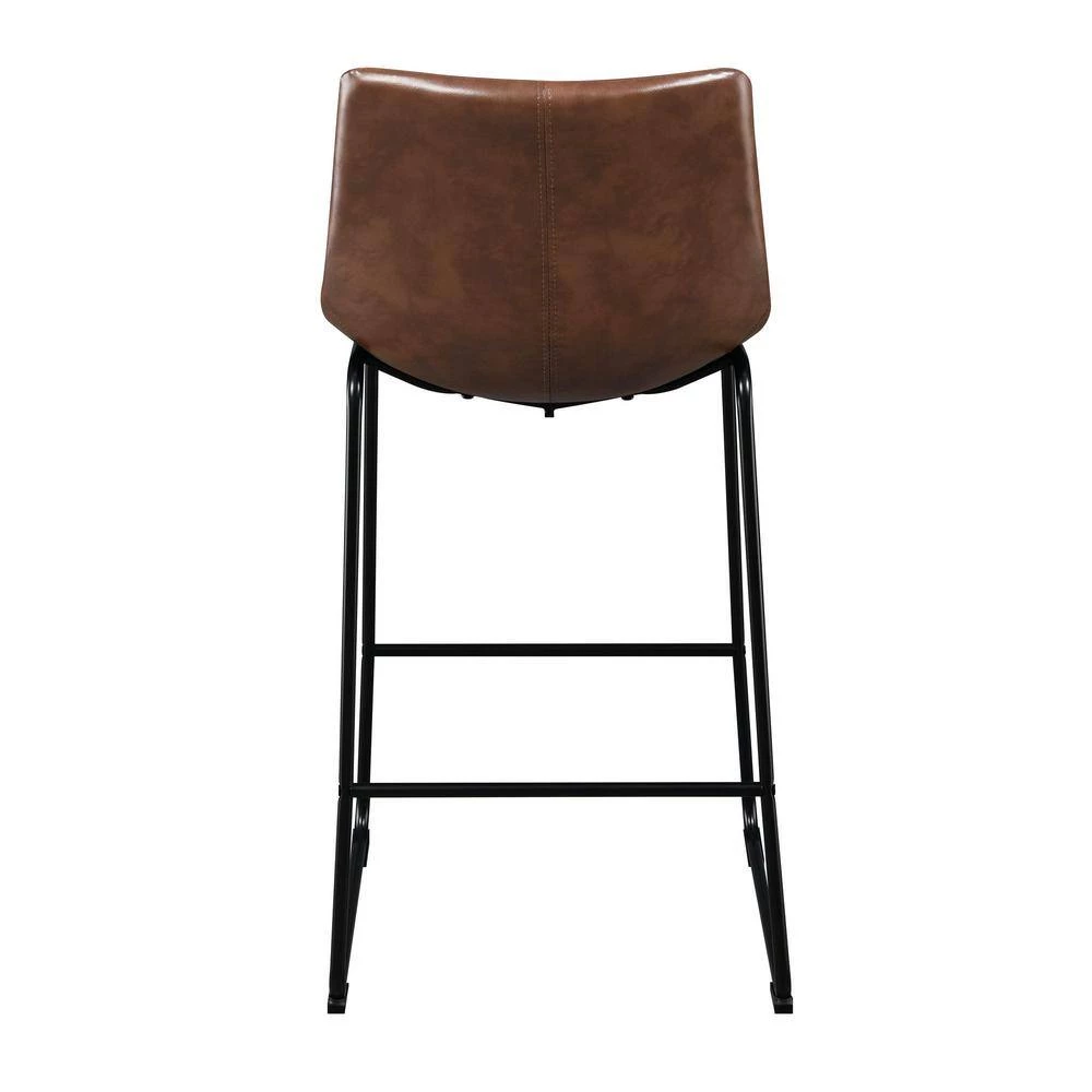 Richmond 30 in. Cappuccino High Back Metal Bar Stool (Set of 2) by Picket House Furnishings 6 Richmond 30 in. Cappuccino High Back Metal Bar Stool (Set of 2) by Picket House Furnishings - Image 6