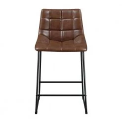 Richmond 25 in. Cappuccino High Back Metal Counter Stool (Set of 2) by Picket House Furnishings 12 Richmond 25 in. Cappuccino High Back Metal Counter Stool (Set of 2) by Picket House Furnishings -Picket House Furnishings Sales Store brown picket house furnishings bar stools bsh800cse 4f 1000