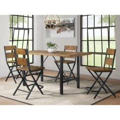 Colt 24 in. High Back Counter Side Chair in Brown (Set of 2) by Picket House Furnishings -Picket House Furnishings Sales Store brown picket house furnishings bar stools cdmt500csc 31 1000
