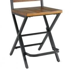 Colt 24 in. High Back Counter Side Chair in Brown (Set of 2) by Picket House Furnishings -Picket House Furnishings Sales Store brown picket house furnishings bar stools cdmt500csc fa 1000