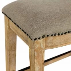 Fern 30 in. Backless Wood Barstool in Natural by Picket House Furnishings -Picket House Furnishings Sales Store brown picket house furnishings bar stools lss150bst 1f 1000
