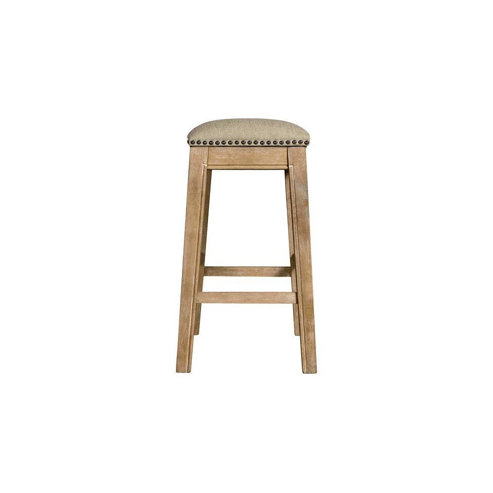 Fern 24 in. Backless Wood Counter Stool in Natural (Set of 2) by Picket House Furnishings 3 Fern 24 in. Backless Wood Counter Stool in Natural (Set of 2) by Picket House Furnishings - Image 3