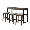 Enrico Brown Multipurpose Bar Table Set by Picket House Furnishings