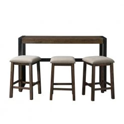 Enrico Brown Multipurpose Bar Table Set by Picket House Furnishings -Picket House Furnishings Sales Store brown picket house furnishings bar tables tca100btsp c3 1000