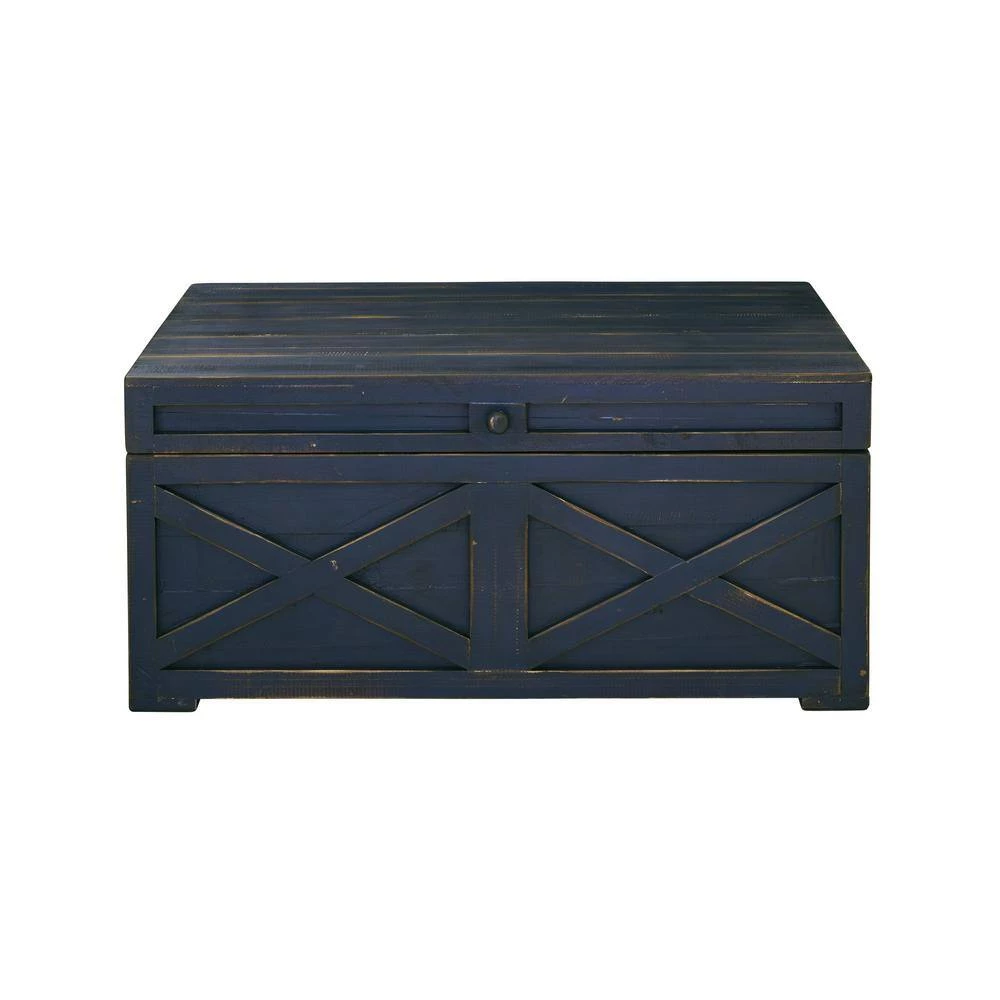 Ever 41 in. Dark Brown Square Wood Coffee Table by Picket House Furnishings 3 Ever 41 in. Dark Brown Square Wood Coffee Table by Picket House Furnishings - Image 3