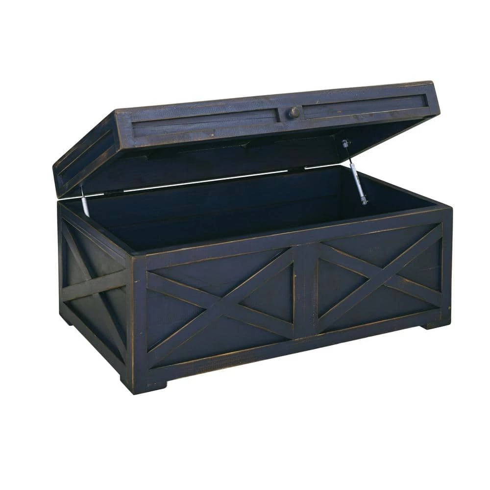 Ever 41 in. Dark Brown Square Wood Coffee Table by Picket House Furnishings 1 Ever 41 in. Dark Brown Square Wood Coffee Table by Picket House Furnishings