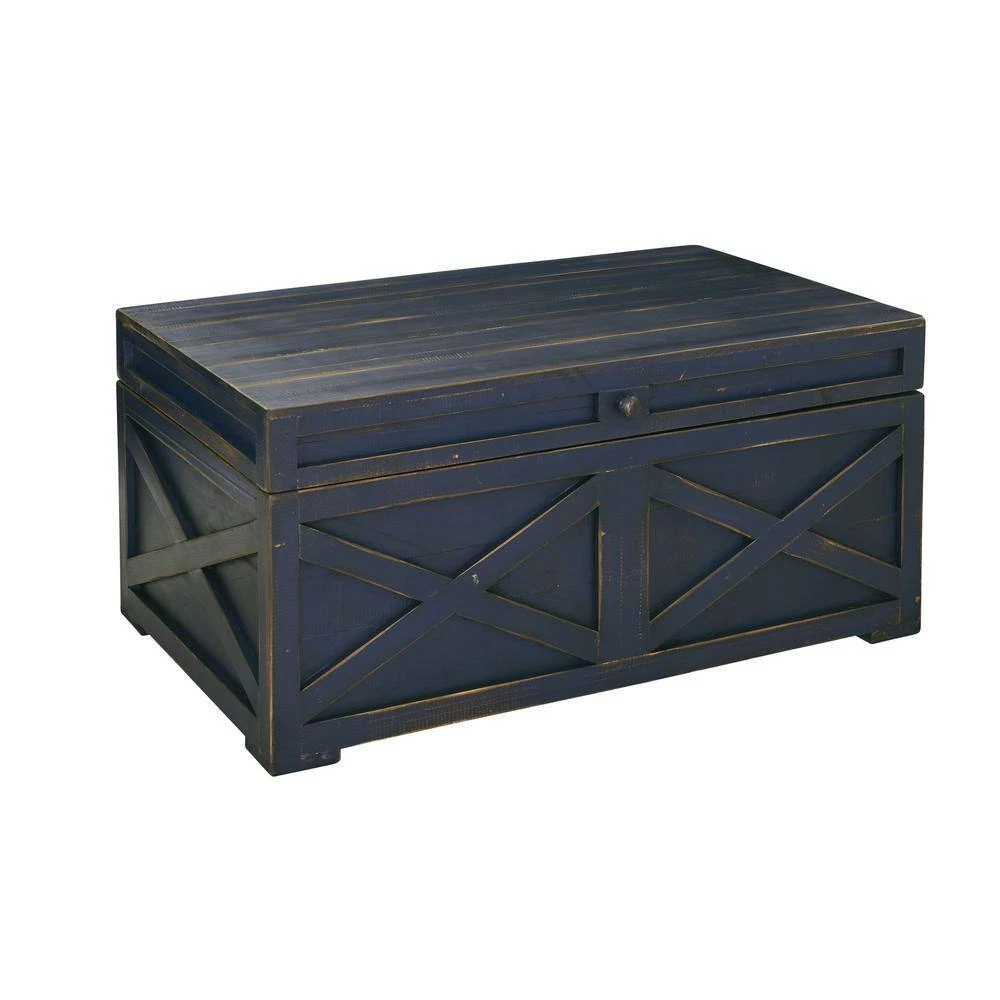 Ever 41 in. Dark Brown Square Wood Coffee Table by Picket House Furnishings 2 Ever 41 in. Dark Brown Square Wood Coffee Table by Picket House Furnishings - Image 2